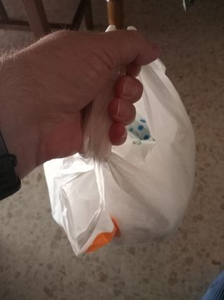 asa para transportar bolsas de compras.
