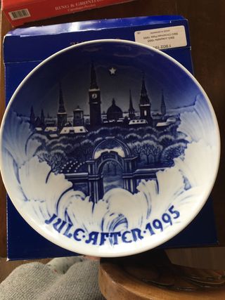 Piatto Natale Bing e grondahl 1995