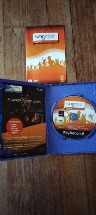 SingStar pop 2009 ps2 Play station 2