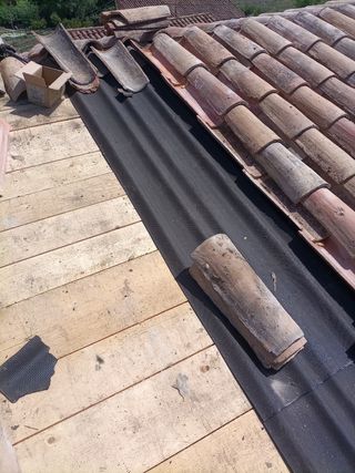 reparación de goteras y tejidos