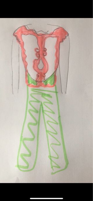 Mono nupcial con falda