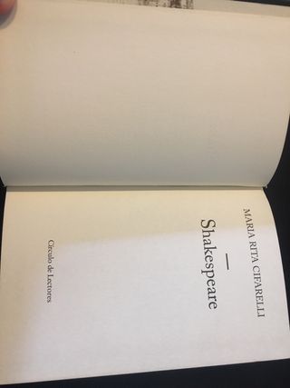 SHAKESPEARE. Maria Rita Cifarelli.