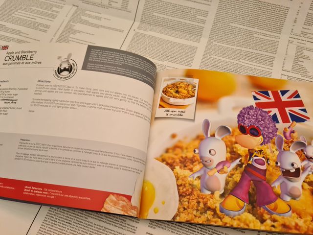 Libro de cócteles y postres de Los Rabbids