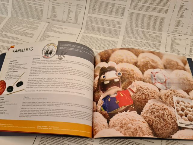 Libro de cócteles y postres de Los Rabbids