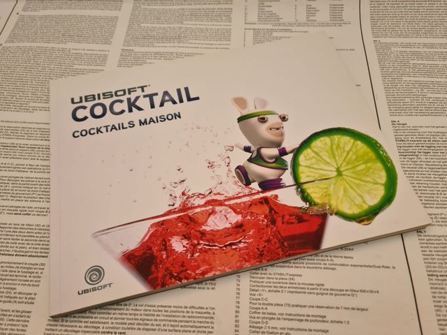 Libro de cócteles y postres de Los Rabbids