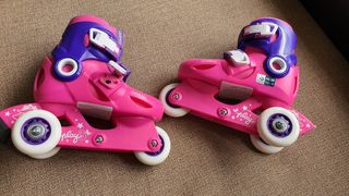 patines 3 ruedas convertibles en línea. niña. 26