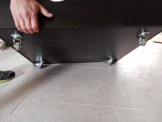 original cajón - mesa con ruedas 