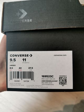 Converse Pro Leather Low Seam Tape - Lemon Venom