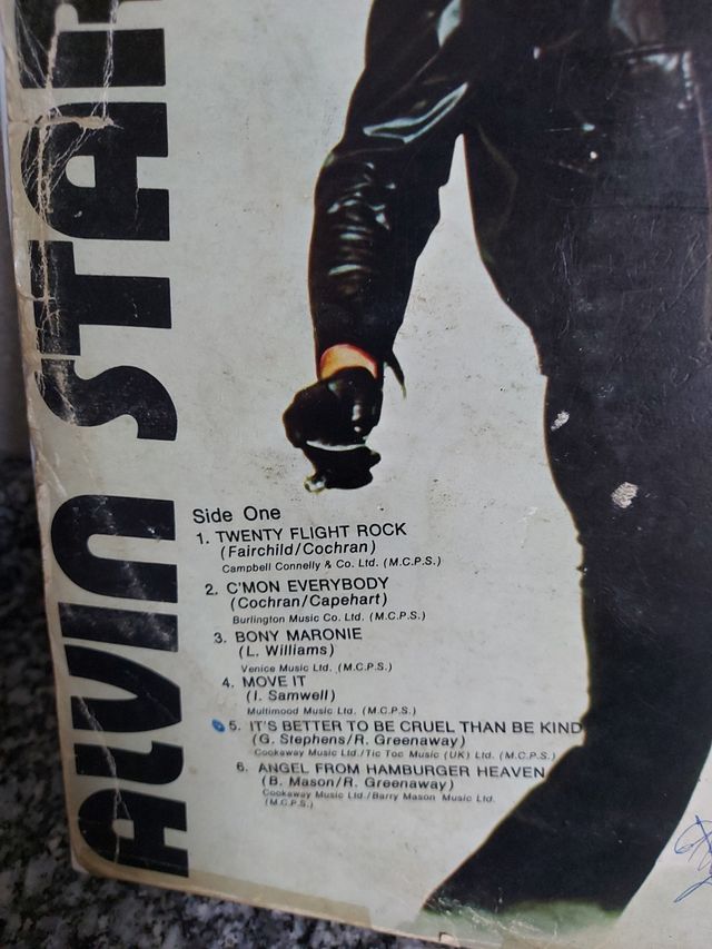 Vinilo Alvin Stardust