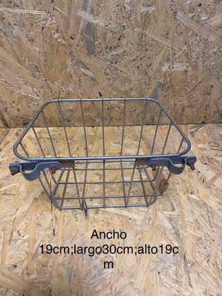 Cesta metálica bicicleta/ciclomotor clásico