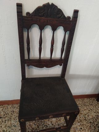 Mueble escritorio estilo castellano antiguo