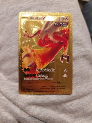 Carta BlazikenV Dorada