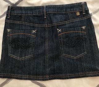 Falda vaquera de mango