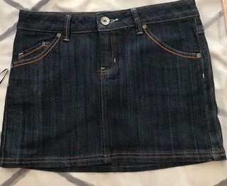 Falda vaquera de mango