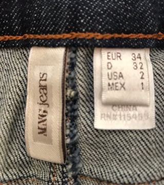 Falda vaquera de mango