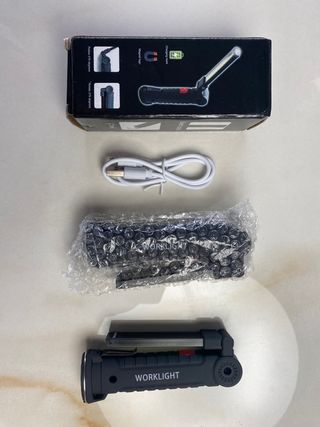 Linterna lámpara de trabajo COB led recargable NEW