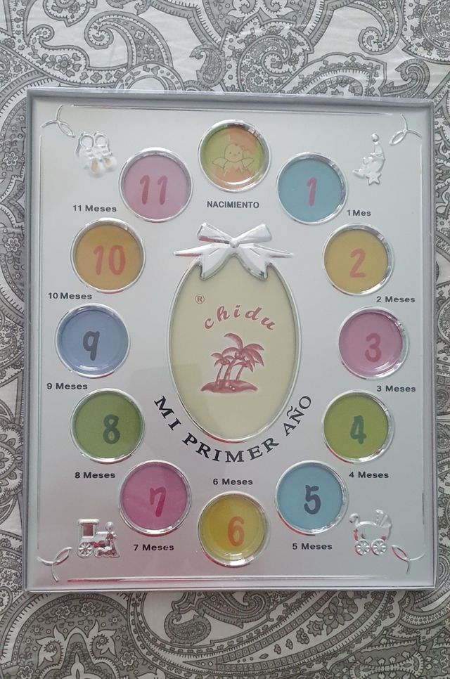 Marco primer año bebé