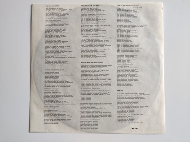 Lote de 3 Vinilos de solistas de 1987