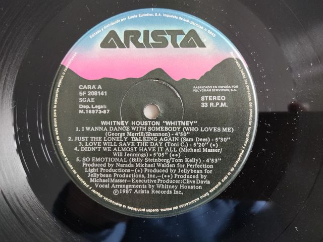 Lote de 3 Vinilos de solistas de 1987