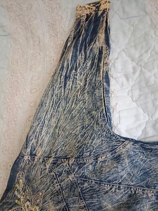 chaqueta vaquera bordada