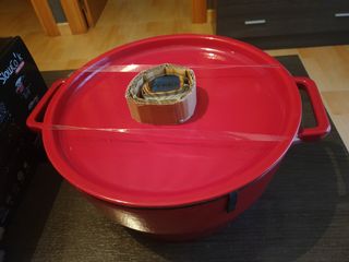 Cacerola roja Pyrex 28 cm