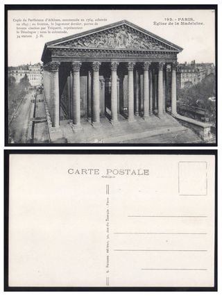 Postales antiguas Paris