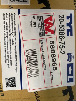 Faro delantero GOLF IV