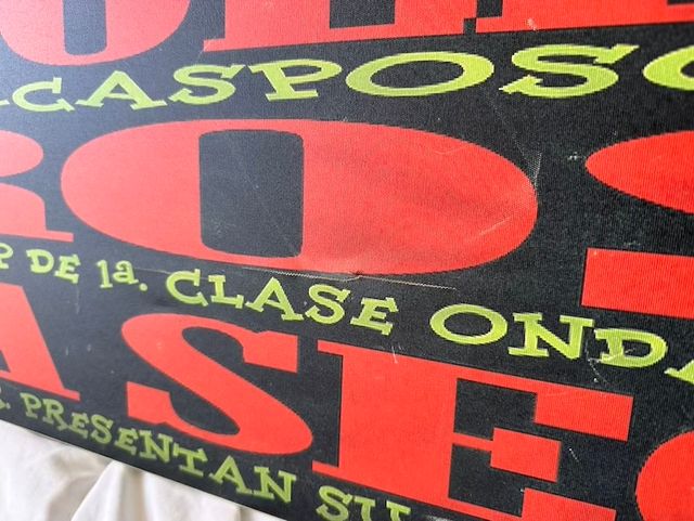 LIENZO / BASTIDOR | PÓSTER CONCIERTO MUNSTER 90's