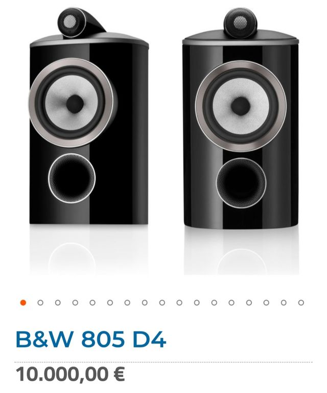 ALTAVOCES BOWERS 805 D4 BLACK