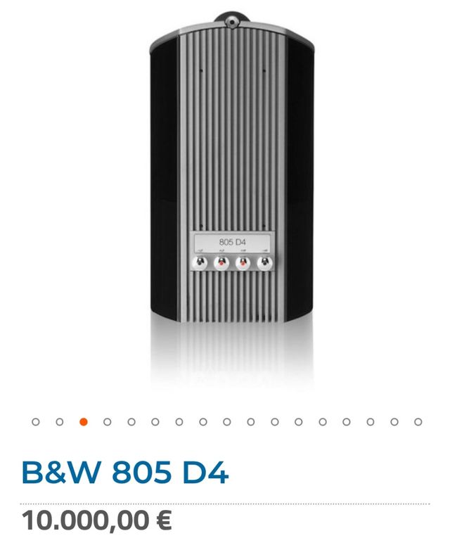 ALTAVOCES BOWERS 805 D4 BLACK