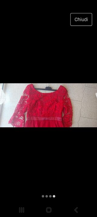 vestito in pizzo per cerimonia