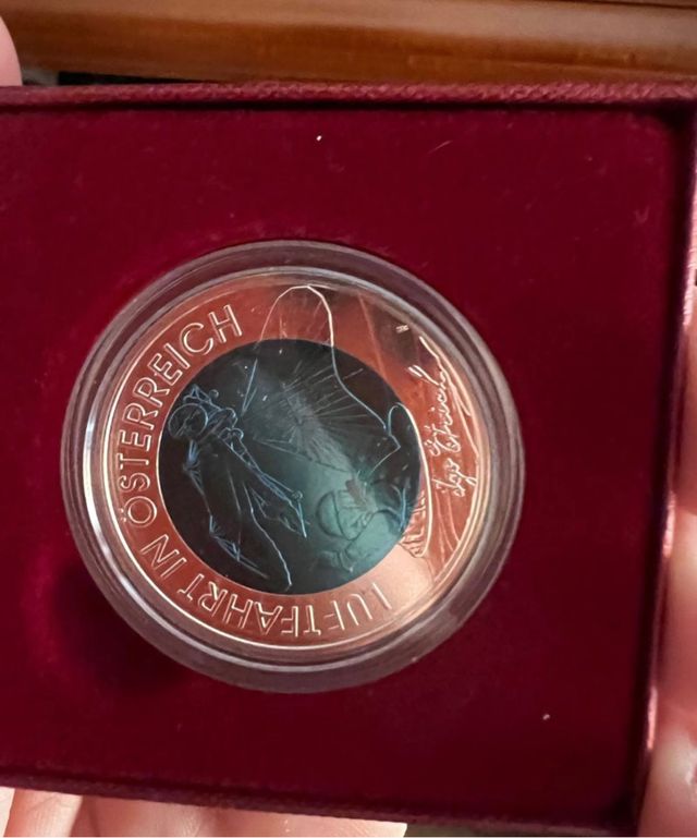 17 Monedas plata niobio 25€ 2005-2021 Austria