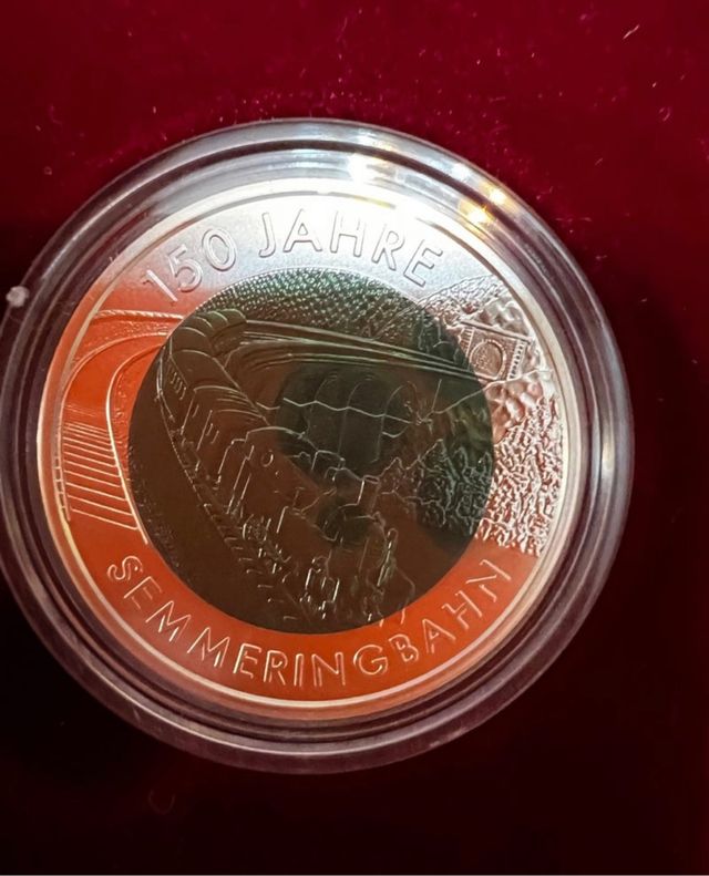 17 Monedas plata niobio 25€ 2005-2021 Austria