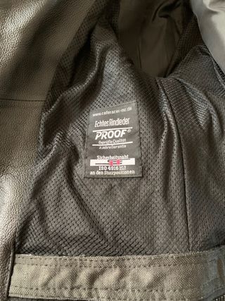 Chaqueta piel moto mujer Cafe Racer nueva