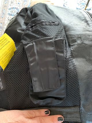 Chaqueta piel moto mujer Cafe Racer nueva