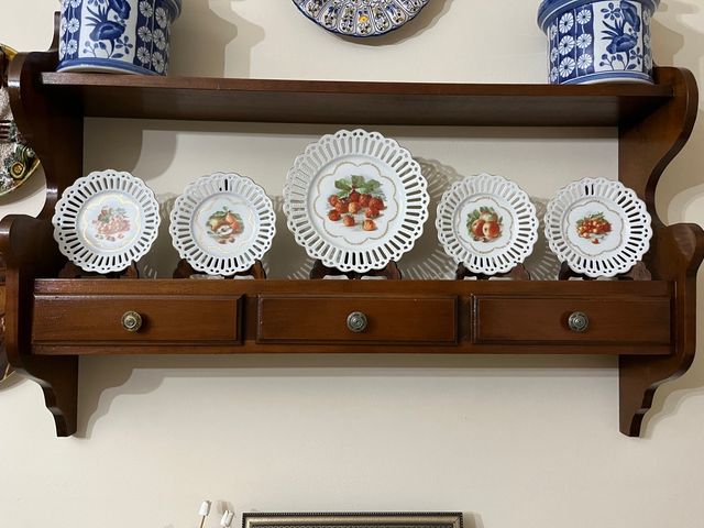 Set da frutta in fine porcellana