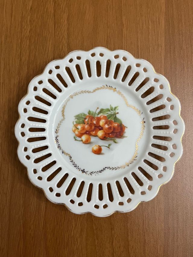 Set da frutta in fine porcellana