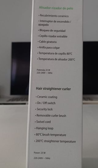 Rizador y plancha de pelo