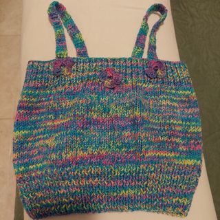 Top niña hecho a mano colorines 