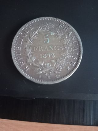 moneda francesa 5 francos 