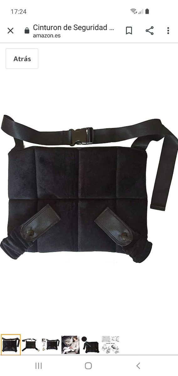 cinturón seguridad coche embarazada