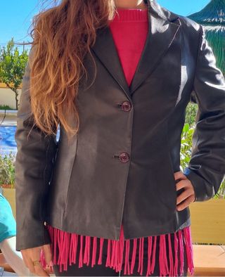 Chaqueta de señora, piel
