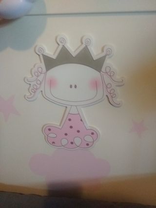 cama pequeña princesa 0 a 7 años