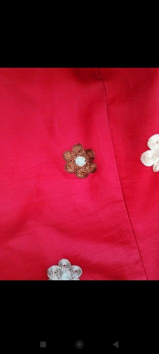 Corpiño rojo vintage