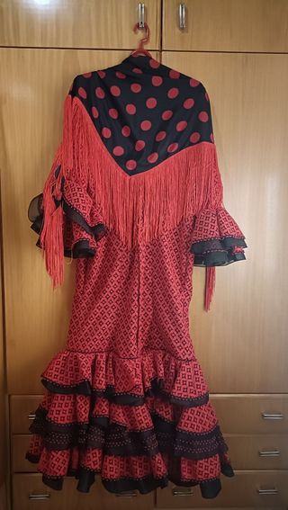 traje flamenca sevillana 
