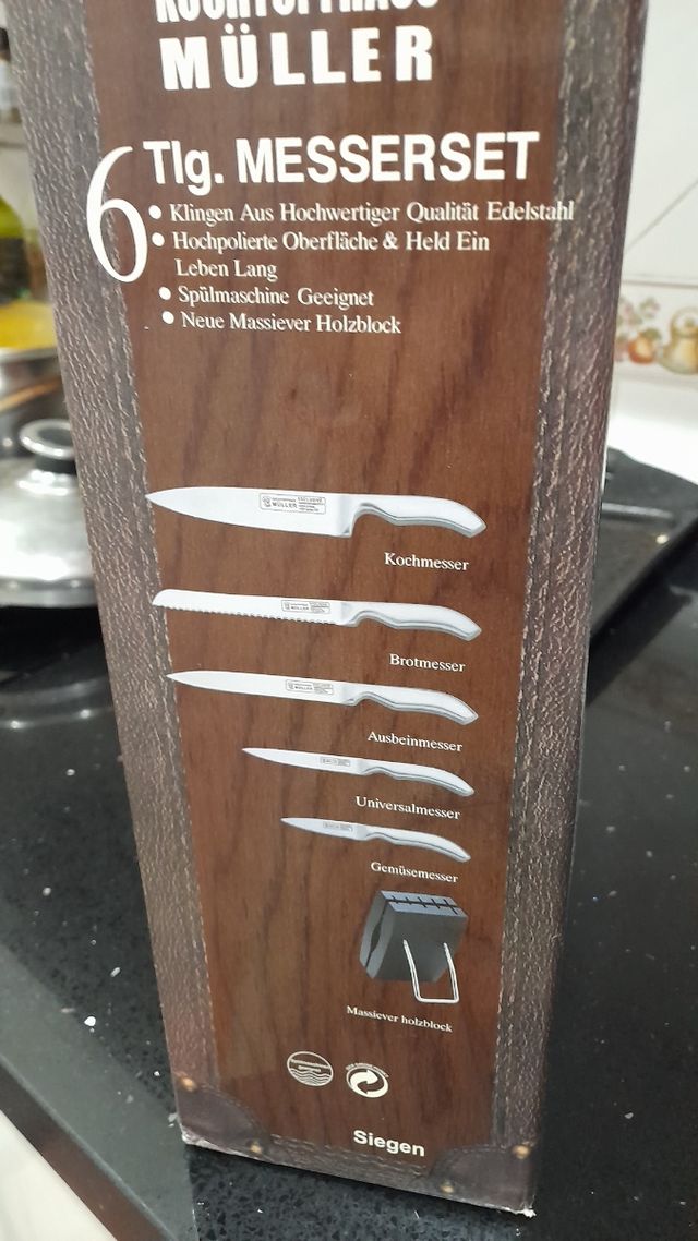 cuchillos nuevos regalo