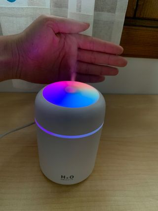 Humidificador con luces leds