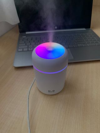 Humidificador con luces leds