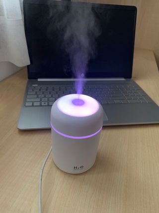 Humidificador con luces leds