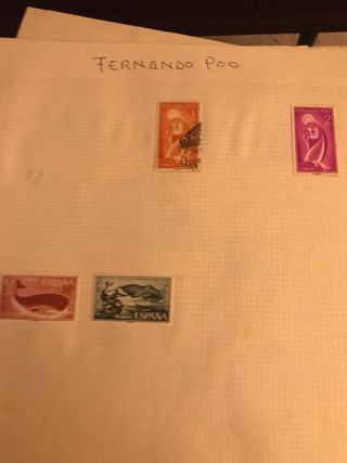 Sellos de Espsña, Sahara Español Fernando Poo